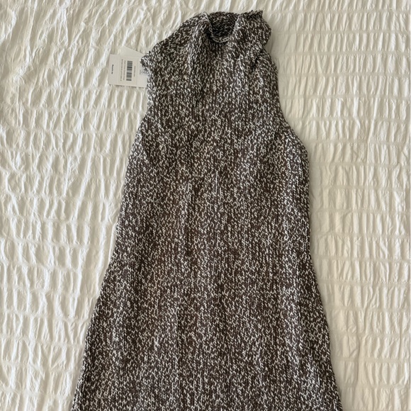 Reformation Sleeveless Mini Dress in Beige Speckle - Picture 2 of 2